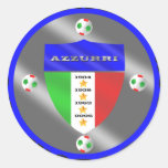 Luxury Italian Soccer world champions logo Stickers