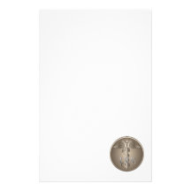 LVN Caduceus Stationery Design