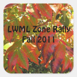 LWML Zone Rally-sample 1 Square Stickers