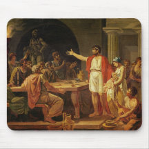Lycurgus Showing the Ancients of Sparta their Mousepad