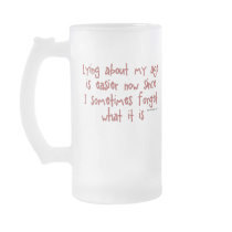 Lying About My Age Mugs