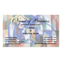 Lying Bull by Franz Marc; Liegender Stier Business Cards