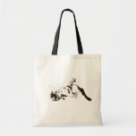 Lying Girl Canvas Bag