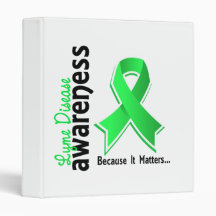 Lyme Disease Awareness 5 3 Ring Binder