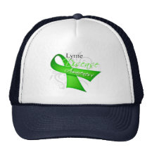 Lyme Disease Awareness Ribbon Hat