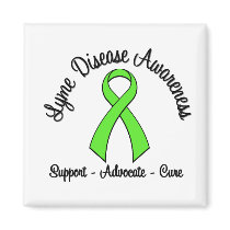 Lyme Disease Awareness Support Advocate Cure Refrigerator Magnet