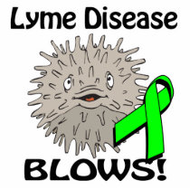 Lyme Disease Blows Awareness Design Photo Cut Outs