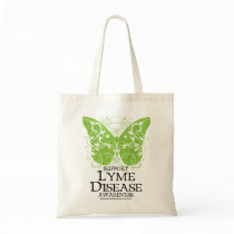 Lyme Disease Butterfly Tote Bag