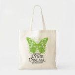 Lyme Disease Butterfly Tote Bag