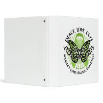 Lyme Disease Butterfly Tribal Binders