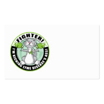 Lyme Disease Cat Fighter Business Cards