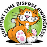 Lyme Disease Cat Photo Cut Outs