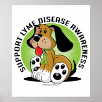Lyme Disease Dog Poster
