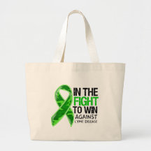 Lyme Disease - Fight To Win Canvas Bag