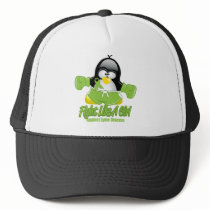 Lyme Disease Fighting Penguin Mesh Hat