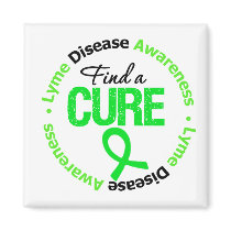Lyme Disease Find A Cure Fridge Magnets
