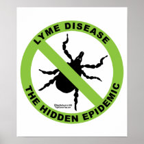 Lyme Disease: Hidden Epidemic Posters