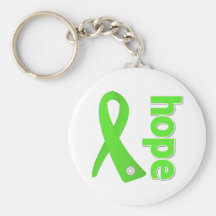 Lyme Disease Hope Ribbon Keychain