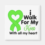 Lyme Disease I Walk For My Hero Fridge Magnet