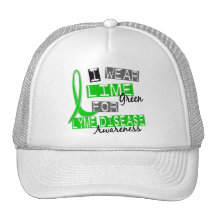 Lyme Disease I Wear Lime Green For Awareness 37 Hats