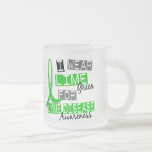 Lyme Disease I Wear Lime Green For Awareness 37 Mugs