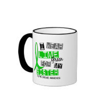 Lyme Disease I Wear Lime Green For My Sister 37 Mug