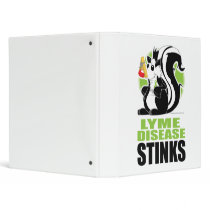 Lyme Disease Stinks Vinyl Binders