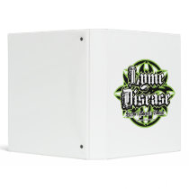 Lyme Disease Tribal 3 Ring Binder