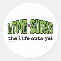 Lyme Sucks Sticker