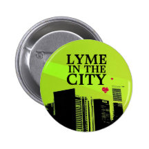 LymeAngels / Lyme in the City Pinback Buttons