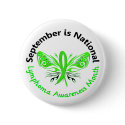 Lymphoma Awareness Month Butterfly 3.3 buttons