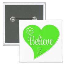 Lymphoma Believe Heart Buttons