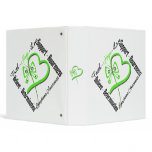 Lymphoma Faith Hope Love Butterfly Binder