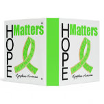 Lymphoma Hope Matters Jewelled Ribbon Binder