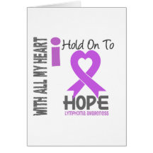 Lymphoma I Hold On To Hope Cards
