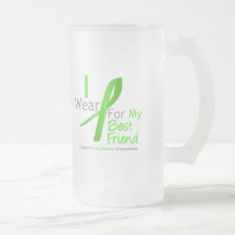 Lymphoma I Wear Lime Green For My Best Friend Mug