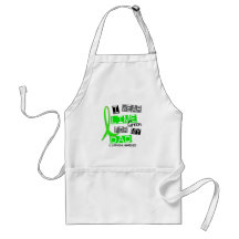 Lymphoma I Wear Lime Green For My Dad 37 Apron