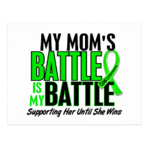 Lymphoma My Battle Too 1 Mom Post Card