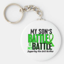 Lymphoma My Battle Too 1 Son Key Chain