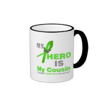 Lymphoma My Hero is My Cousin Mugs