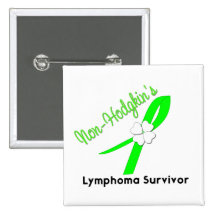 Lymphoma - Non-Hodgkins Survivor Button