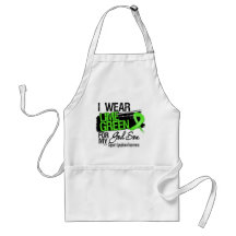 Lymphoma Ribbon For My God-Son Apron