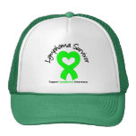 Lymphoma Survivor Heart Mesh Hats