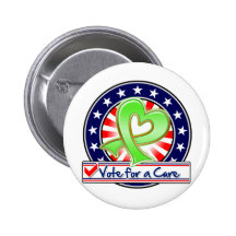 Lymphoma Vote For a Cure Pinback Buttons