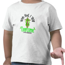 Lymphoma With God I Will Overcome Shirt