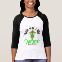 Lymphoma With God I Will Overcome T Shirts