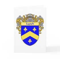 Lynch Coat of Arms (Mantled) Greeting Card