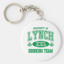 Lynch Irish Drinking Team Keychains