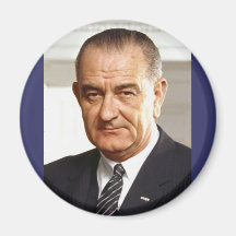 Lyndon B. Johnson 36th President Refrigerator Magnets
