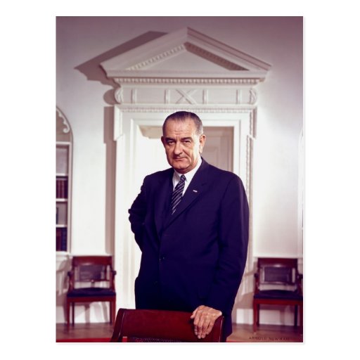 Lyndon B Johnson Post Card